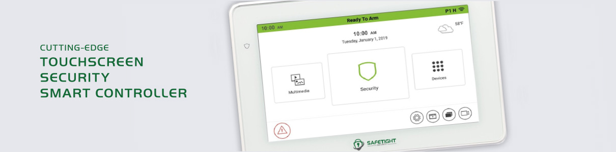 Business Alarm System, Touchscreen Smart Controller, SafeTight Security, Oakland, CA, 510-439-9500